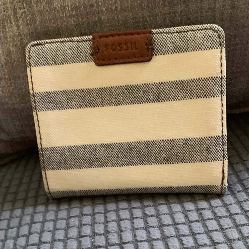 Fossil Emma Mini Striped Wallet